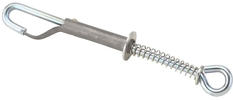 Duke trap safety grip tool with metal handle, spring, and looped ends.