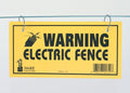Electric Fence Warning Signs – Double-Sided (3 Pack)
