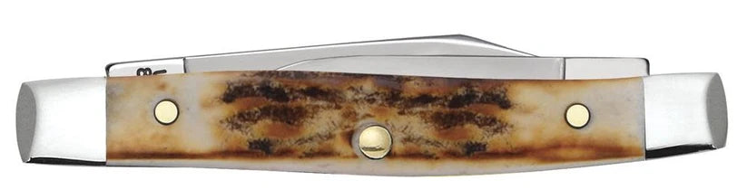 Case Small Pen 00088 shown closed with genuine stag handle