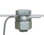 DARE line clamp connecting hookup wire to an electric fence
