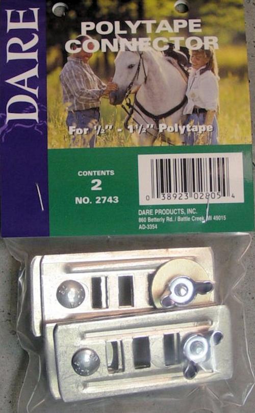 Tape Electrical Connector for Poly Tape Fencing