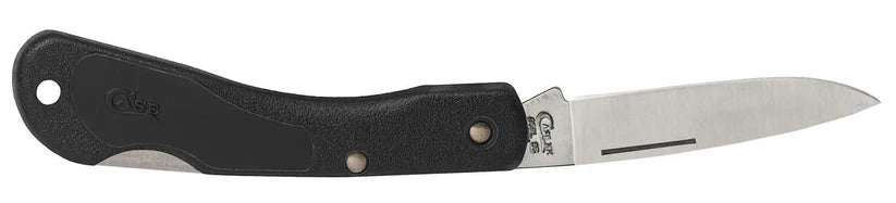 Opposite-side view of Case Mini Blackhorn knife with Drop Point blade open