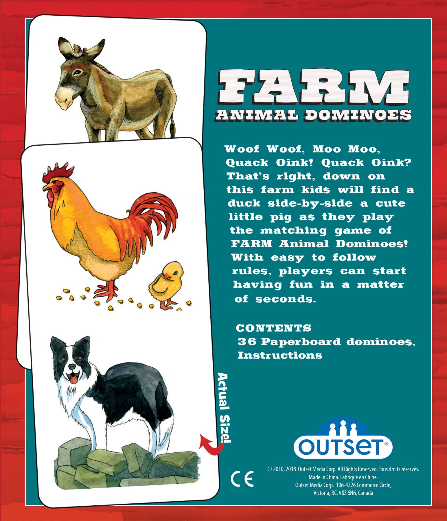 Farm Animal Dominoes