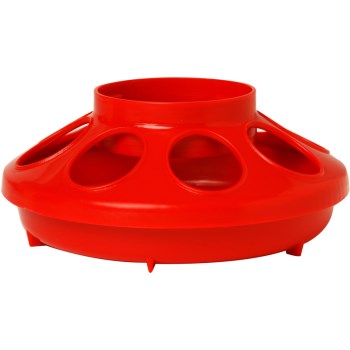 Little Giant 1-Quart Plastic Poultry Feeder Base