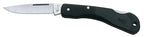 Case Mini Blackhorn black synthetic lockback knife with Drop Point blade fully open