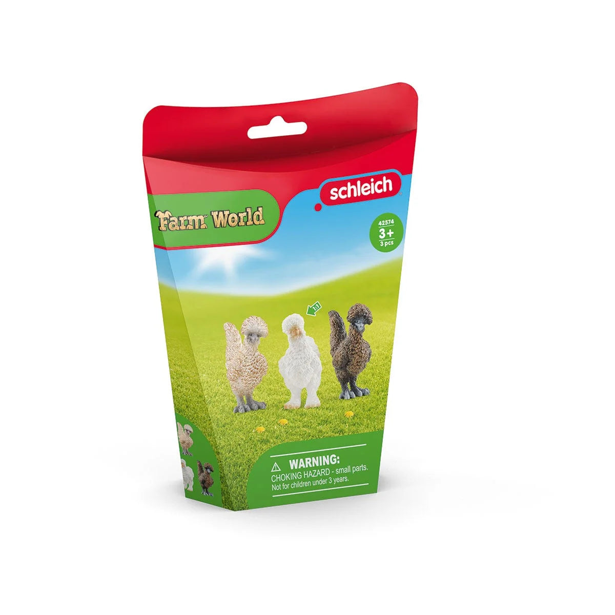 Schleich FARM WORLD Chicken Friends three-piece retail package
