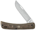 Case XR Sod Buster Jr. Luna Richlite knife with Skinner blade partially open and XX handle design