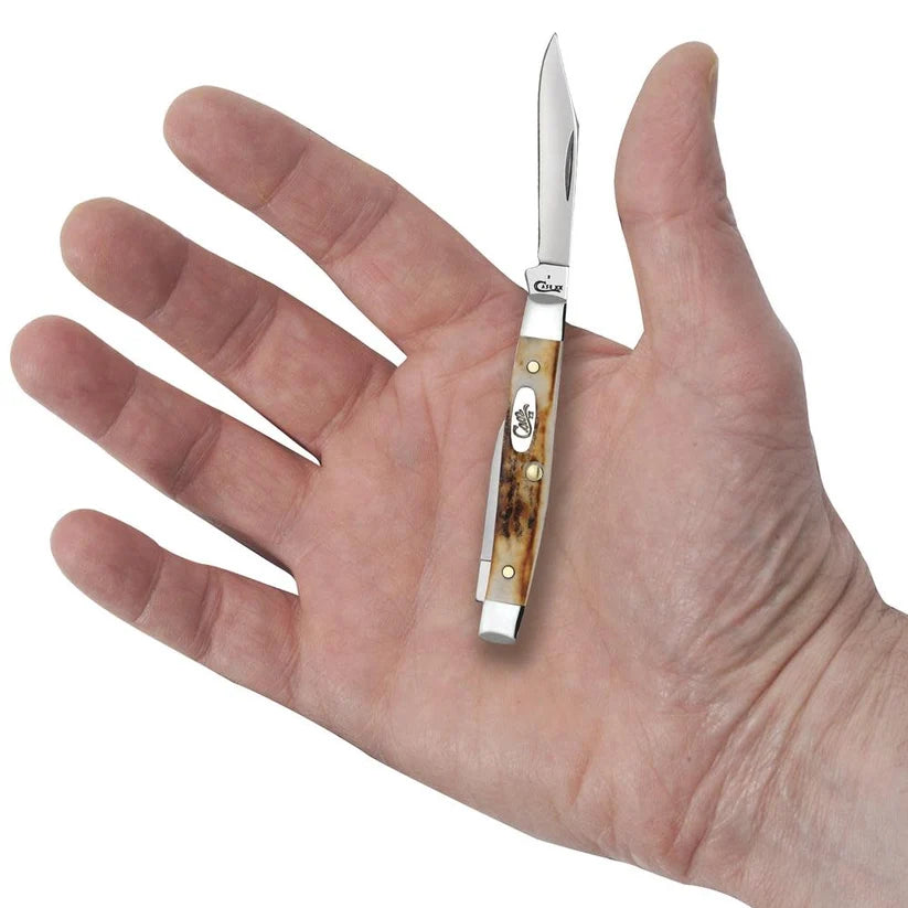 Case Small Pen 00088 with stainless Clip and Pen blades open
