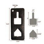 Spring Creek Products 7.5-inch steel T-post puller diagram