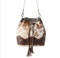 Rustler’s Charm Handtooled Bucket Bag – Brown (S12142)