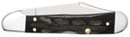 Reverse side of closed Case Jigged Buffalo Horn Mini CopperLock knife