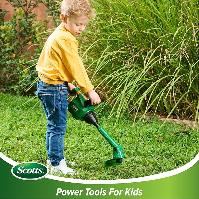 Scott's Kids Pretend Play Weed Trimmer – Battery Powered Garden Toy