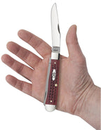Case Pocket Worn Old Red Bone Trapper pocket knife, model 00783