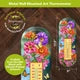 Briarwood Lane Zinnias in Bloom thermometer shown with a close-up of its floral design.