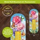 Front and back views of the Briarwood Lane Butterflies and Peonies metal thermometer