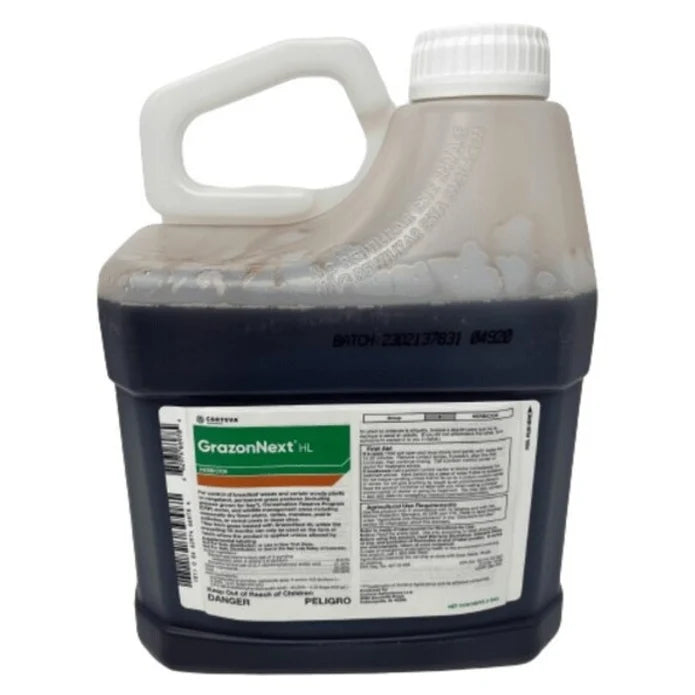 GrazonNext HL herbicide 2-gallon jug with product label