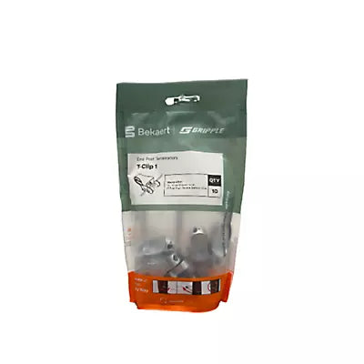 Gripple T-Clip End Post Wire Connector – 10 Pack