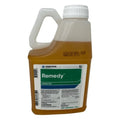 Remedy herbicide 1-gallon jug with white cap and green product label