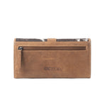 Wind Rider wallet in genuine leather and hairon hide