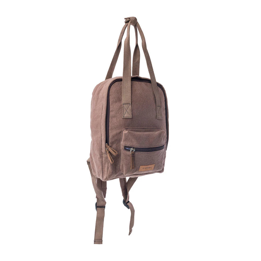 Silent Dune Cotton Backpack in Khaki Taupe