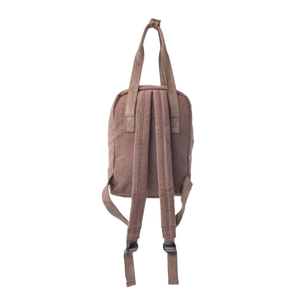 Silent Dune Cotton Backpack in Khaki Taupe