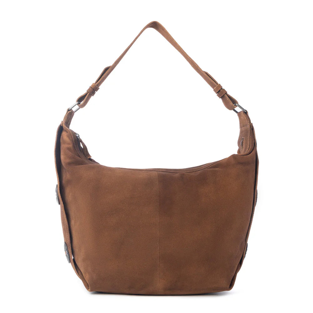 Myra Auburn Valley Suede Leather Shoulder Bag