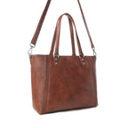 Myra Zidana tote with adjustable removable shoulder strap