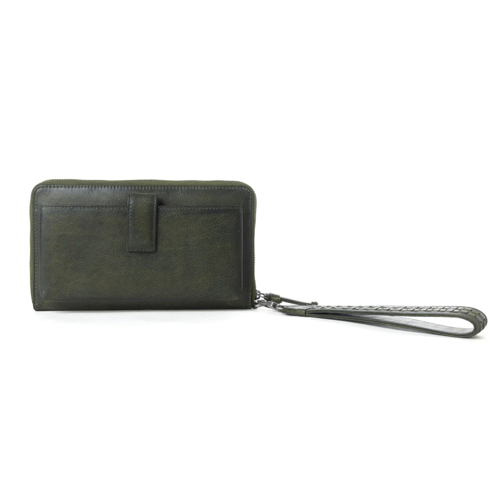 Myra Zidana Elko Braided Leather Wallet