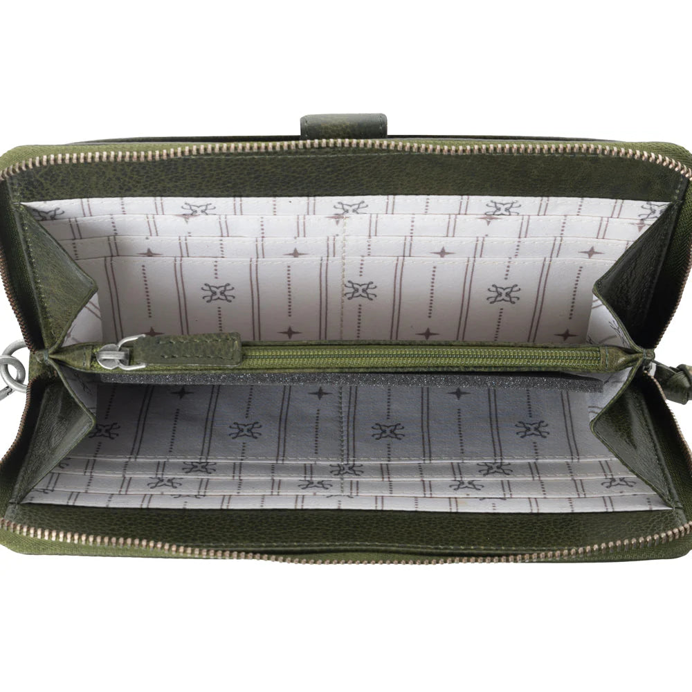 Myra Zidana Elko Braided Leather Wallet