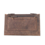 Myra Roadstop two-tone brown leather wallet
