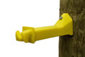 Wood Post Electric Fence Insulator Extender – 5" Offset (15 Pack)