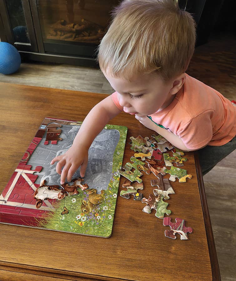 Barnyard Family (tray)