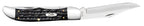 Case buffalo horn Folding Hunter with Clip blade extended