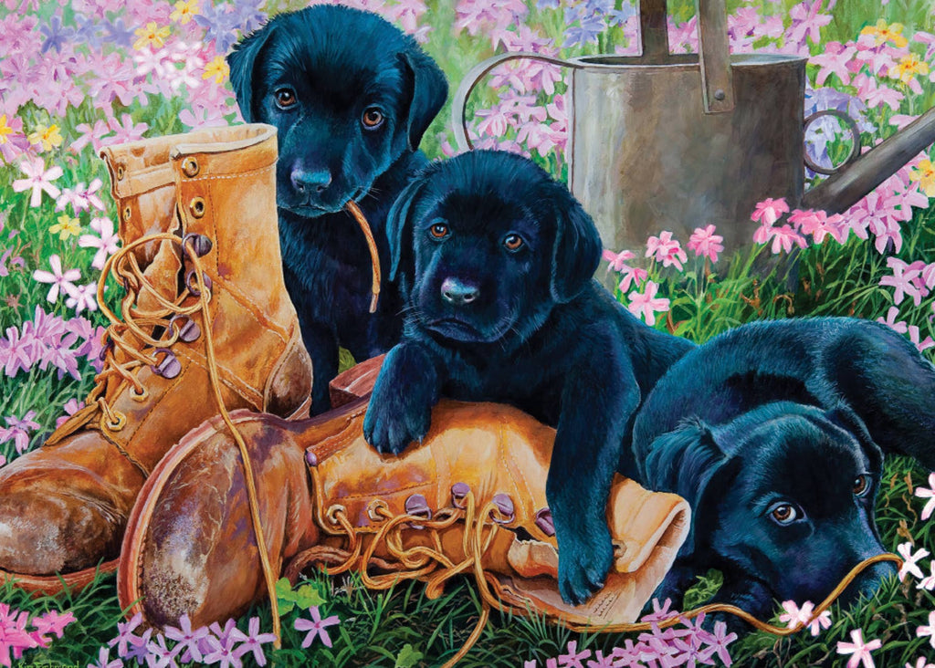 Black Lab Puppies (tray)