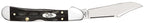 Case Jigged Buffalo Horn Mini CopperLock knife with clip blade fully open