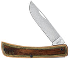 Case XR Sod Buster Jr. Camo Supreme DymaLux knife with Skinner blade partially open