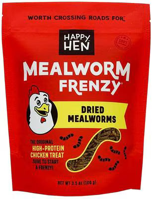 Happy Hen Treats Mealworm Frenzy poultry treat package