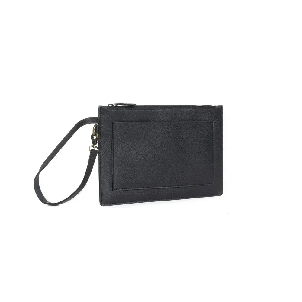 Myra Canyon Colours Clutch – Ebony