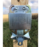 Sure-Latch lockable two-way gate latch and striker pin