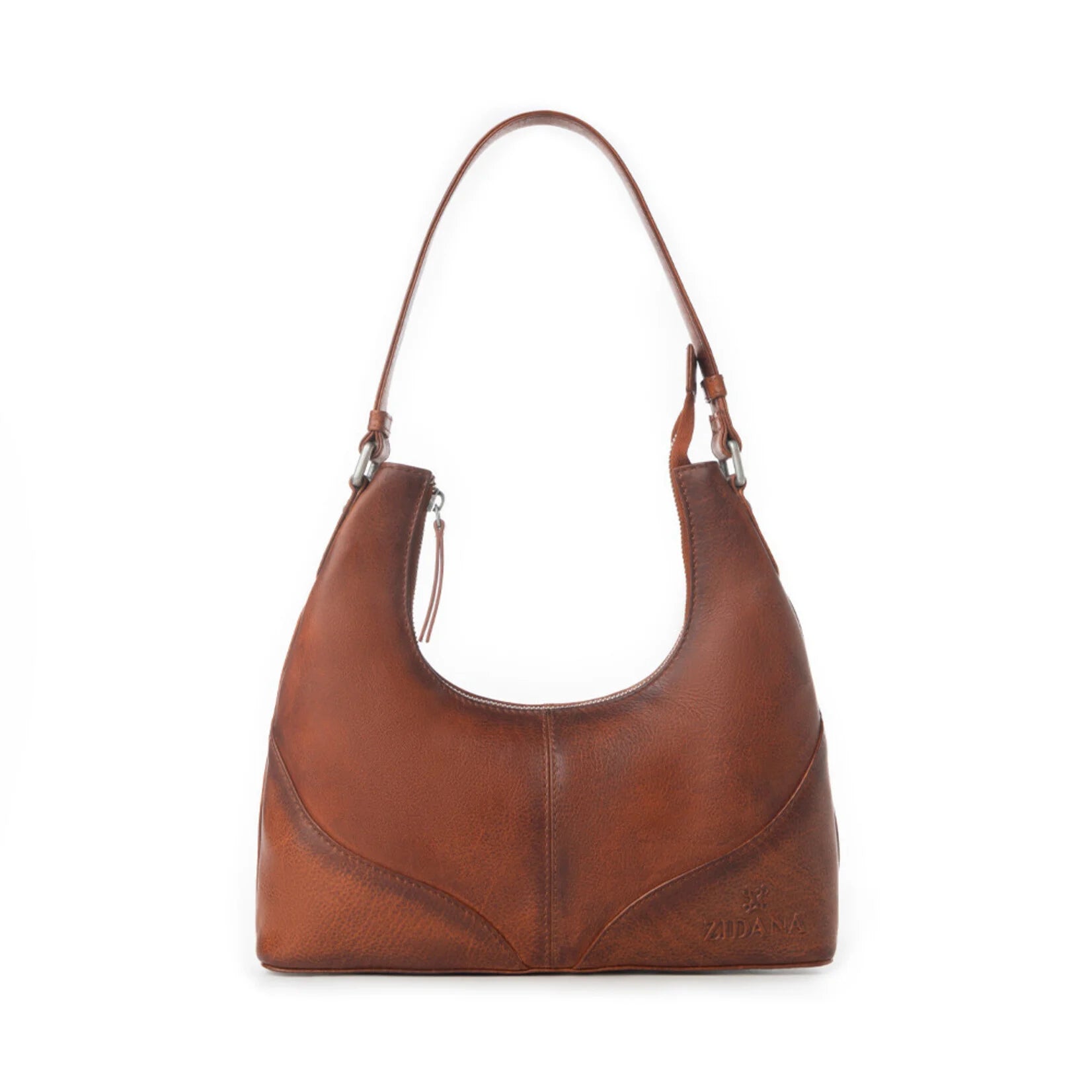Myra Bags Zidana Winchester Loop Veg Tanned Leather Shoulder Bag