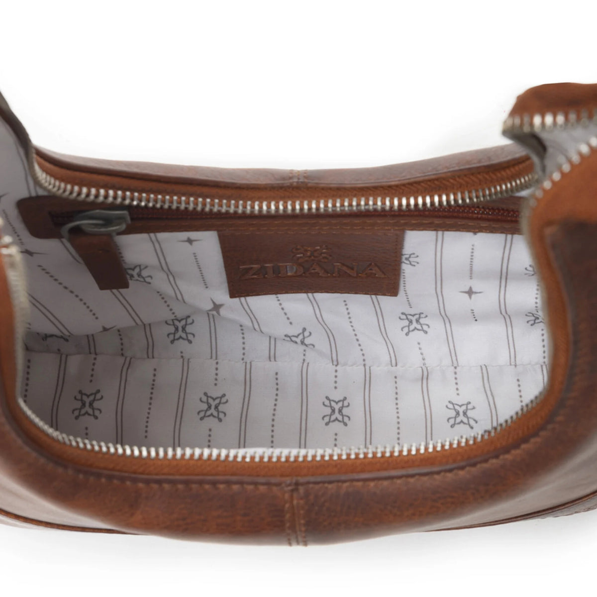 Myra Bags Zidana Winchester Loop Veg Tanned Leather Shoulder Bag