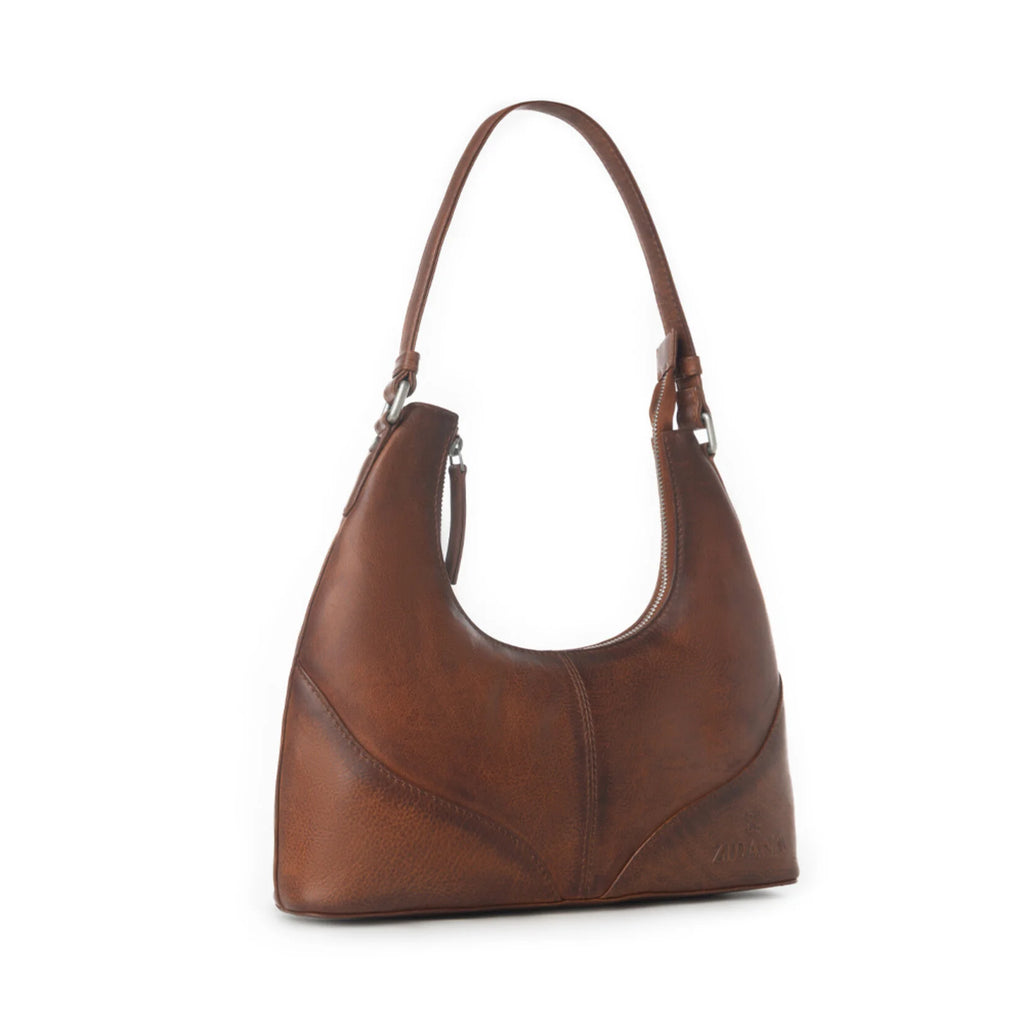 Myra Bags Zidana Winchester Loop Veg Tanned Leather Shoulder Bag