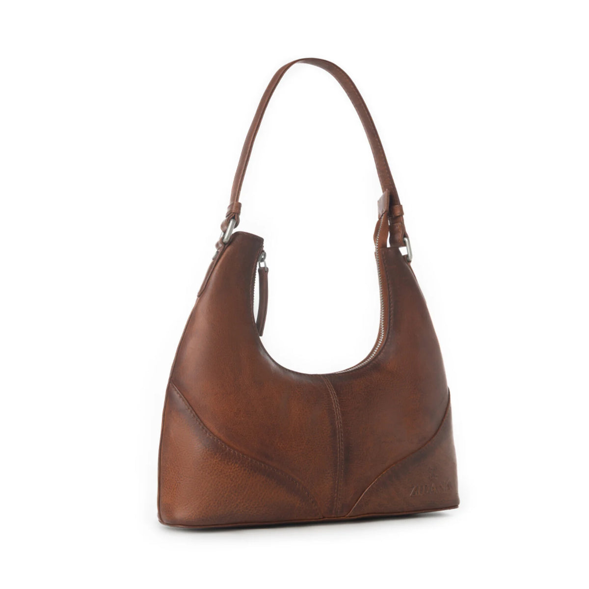 Myra Bags Zidana Winchester Loop Veg Tanned Leather Shoulder Bag