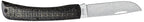 Case XR Sod Buster Jr. Black Burlap knife with stonewashed Skinner blade fully open