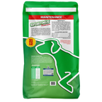 Back of the Sportmix Maintenance Adult Mini Chunk 21/12 bag showing the ingredient list, guaranteed analysis, and feeding guidelines.
