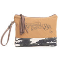 Myra Paloma Do Well Canvas Wristlet Pouch