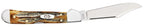 Case 6.5 BoneStag Mini CopperLock knife with Clip blade fully open